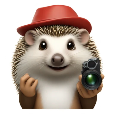 hedgehog the movie director with camera sticker