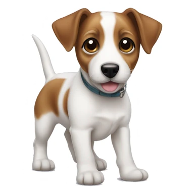Puppy Jack Russell terrier  sticker