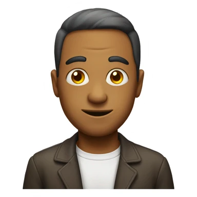 an emoji with a smirk and rolling eyes sticker