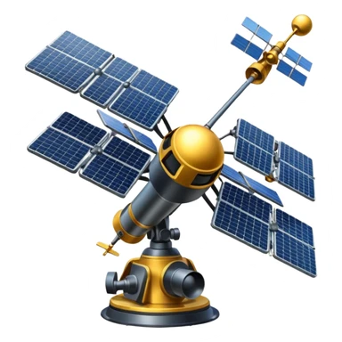 GPS-satellite system sticker