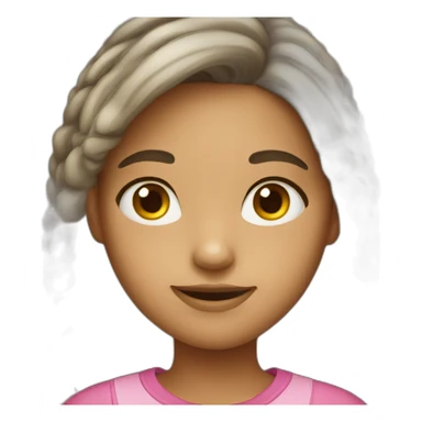 a girl 10 years old sticker