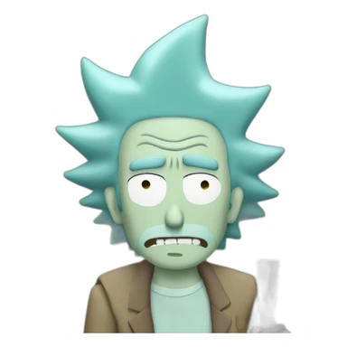 rick sanchez drinking sticker