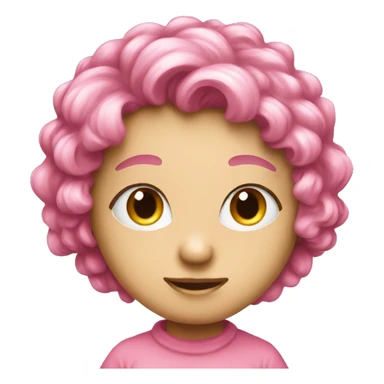 Canvas, paint, pink  sticker