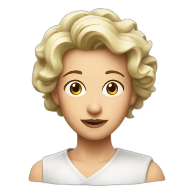 Lina mange des pâtes  sticker