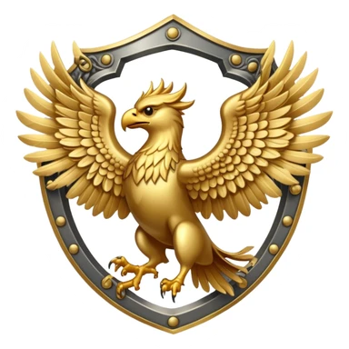 Gryphon with shield sticker