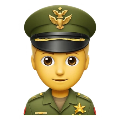 high quality emoji style factory in military green color, no smoke, compact and minimalistic, visually appealing sticker