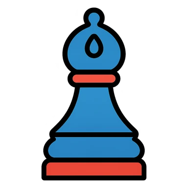 chess bishop icon sticker