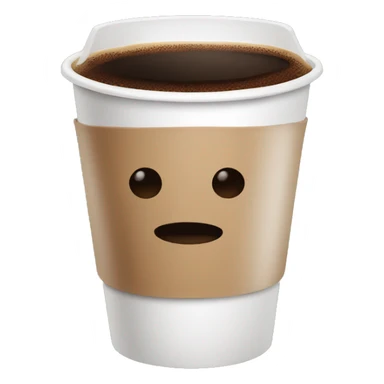 cup of coffee to go sticker