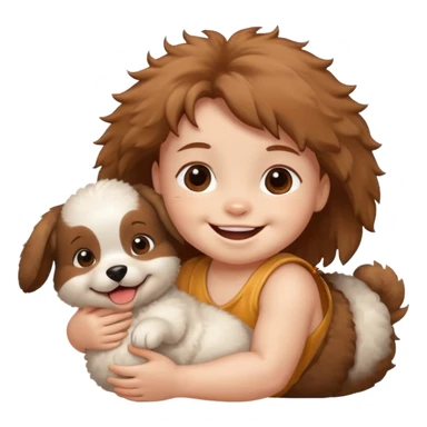 Best friends dog and baby sticker