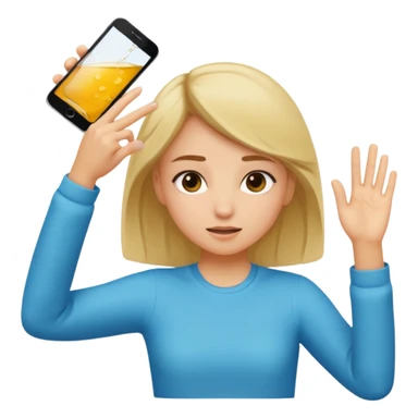 Girl doing dab sticker