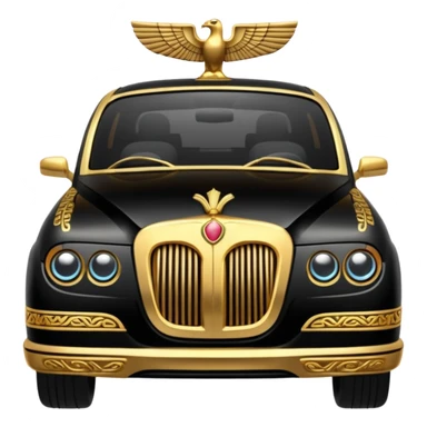 Egyptian STYLE car with Gold Details sticker