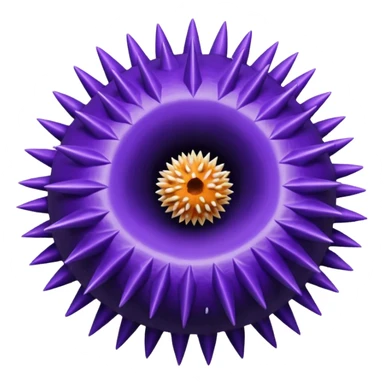 sea urchin sticker
