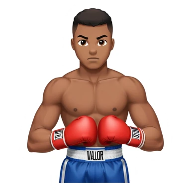 19 year old black aspiring boxer named Jett valor, from a humble background sticker