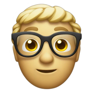 Tannenbaum mit Brille sticker