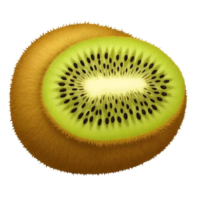 Gold kiwi sticker