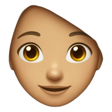 A girl with dimples sticker