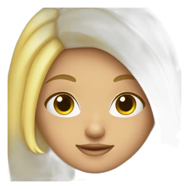 Blonde girl wearing bikini sticker