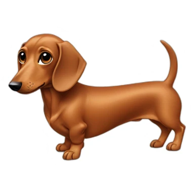 barbie dachshund sticker