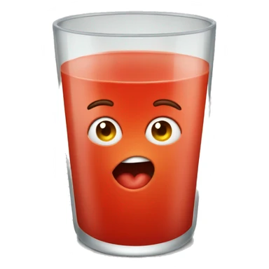 Tomato juice sticker