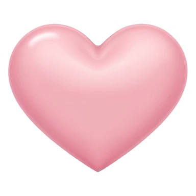 a cute light pink heart sticker
