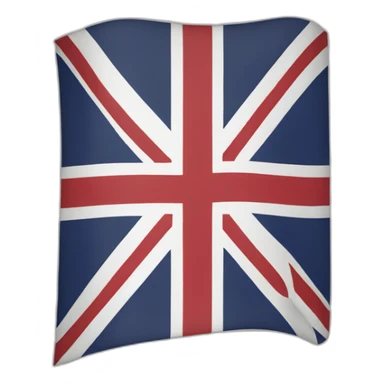 british flag pointing right sticker