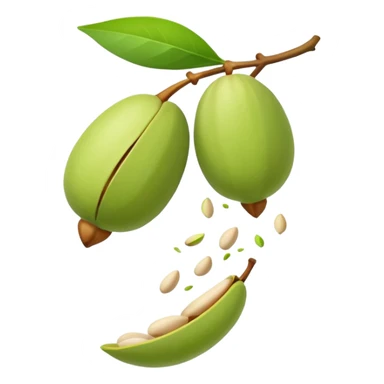 Pistachio spray sticker