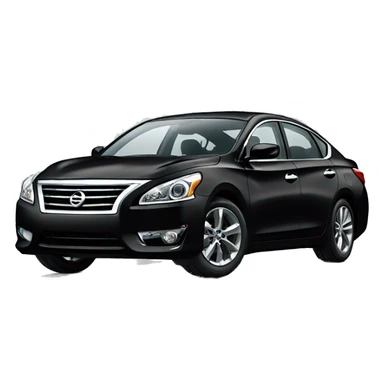 Black Nissan teana  sticker