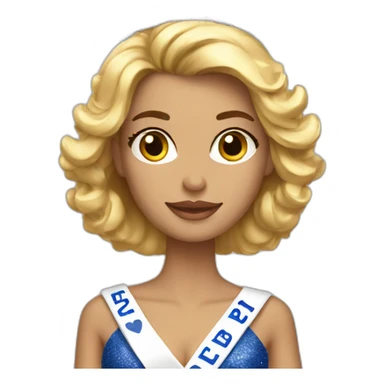 Miss France  sticker