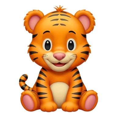 Tigger from the animated series Winnie the Pooh and Tigger Too sticker