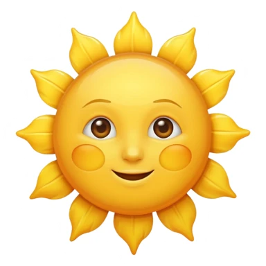 Sun in sky sticker
