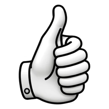 thumbsupusing  lines sticker