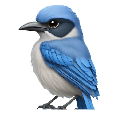 Western scrub jay sticker