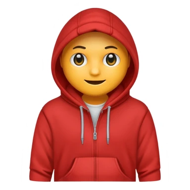 red hoodie sticker