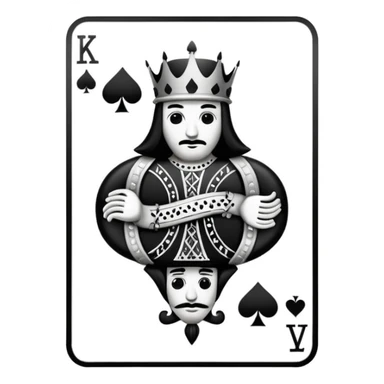 King of spades  sticker