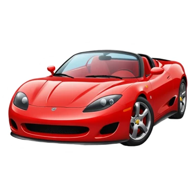 Make asports car emoji sticker