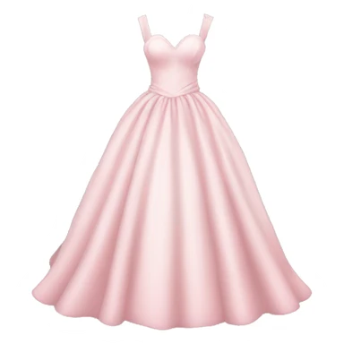 pastel pink wedding dress sticker