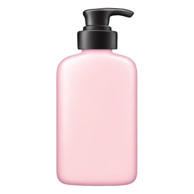 Light pink lotion bottle sticker