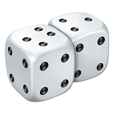 Emoji tenant un 6 et un 7 sticker