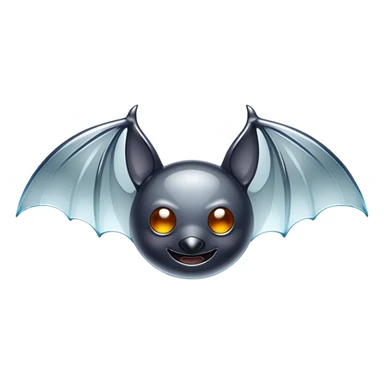 Bat with glass sticker