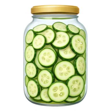 банка с маринованными пачками огуречных денег sticker