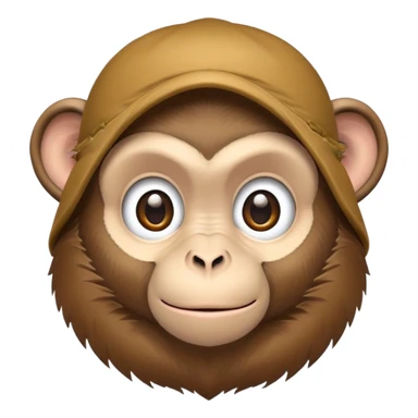 monkey in utility cover sticker