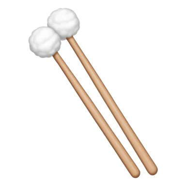 cotton swabs, wooden sticks with cotton balls at the ends sticker