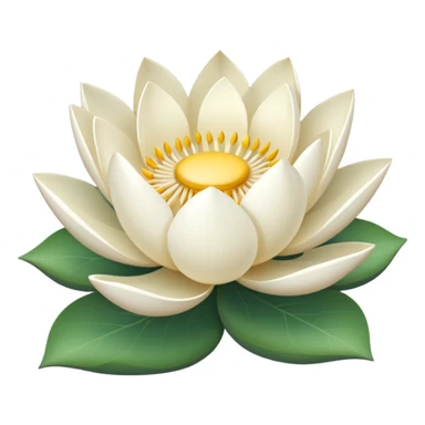 White lotus sticker