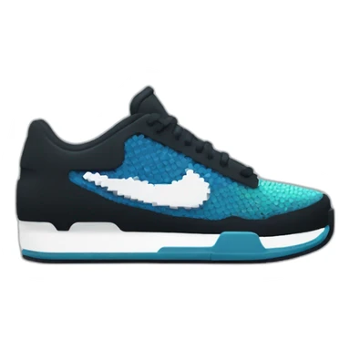 Futuristic Nike 8bits sticker