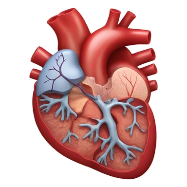 Heart cross section   sticker