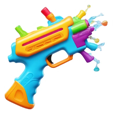 Water gun sticker