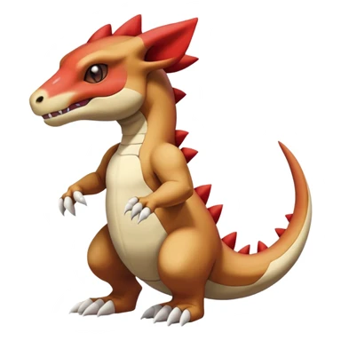 Cubone-Marowak-Charmeleon-Fakémon-creature (full body) sticker