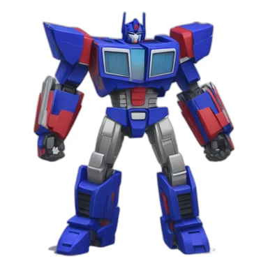 Optimus prime playing ps5 sticker
