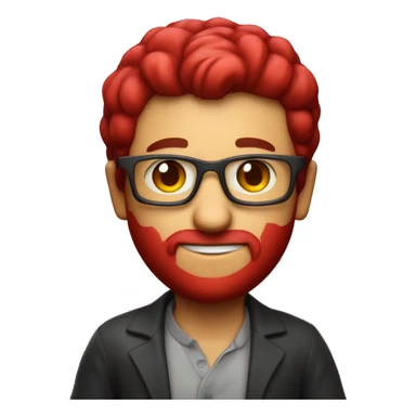 Matz (Creator of the Ruby programming language) holding a red Ruby gemstone sticker