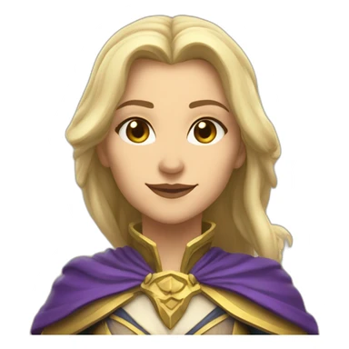 Lady jaina proudmoore smirking sticker